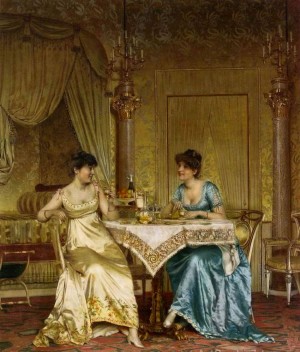 Two ladies chatting